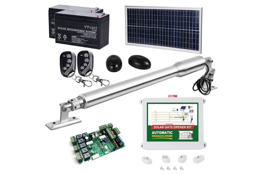 DC House Heavy-Duty Solar Gate Opener Kit