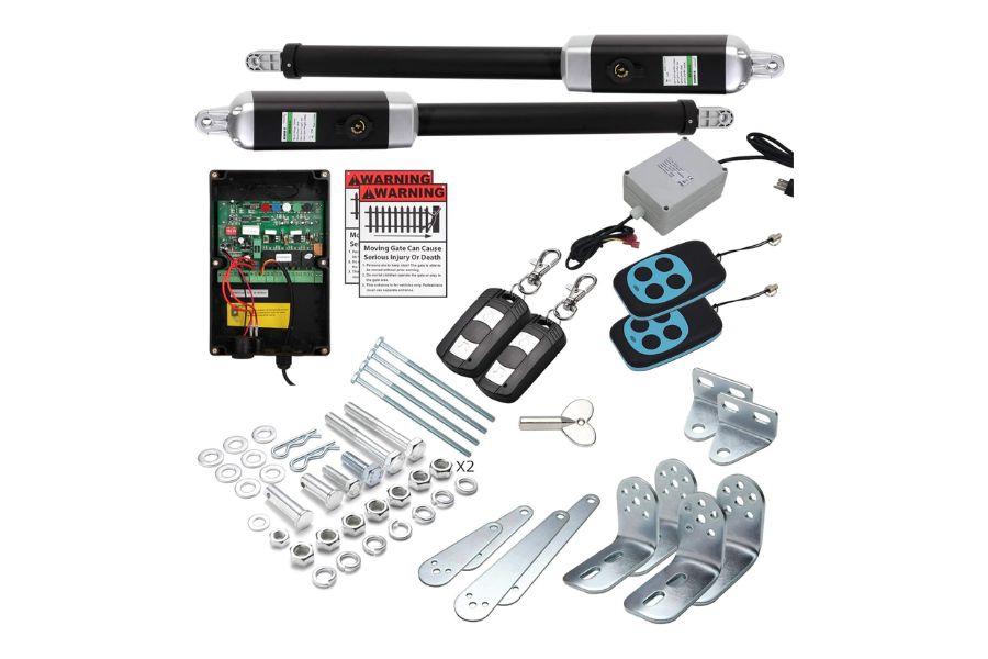 Solar Gate Opener for Dual Swing Gates