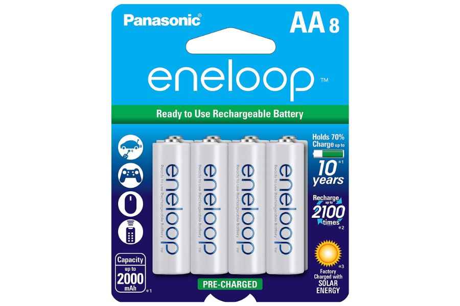 Panasonic Eneloop BK-3MCCA8BA Batteries