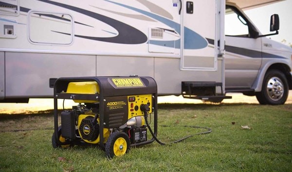 gas-powered generators campers