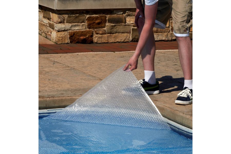 16' X 32' Rectangular 14 Mil Clear Pool Solar Blanket