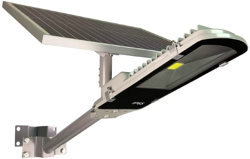 High-level solar lamp post fitting. Courtesy Amazon.com.