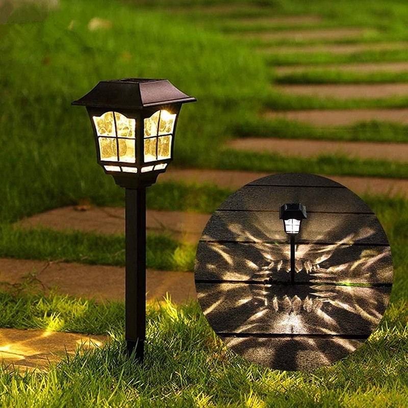 Decorative lantern enclosure with pattern down lightning