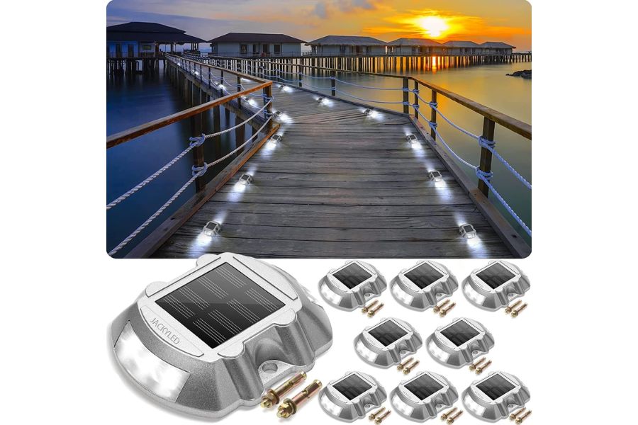 JACKYLED Solar Deck Lights