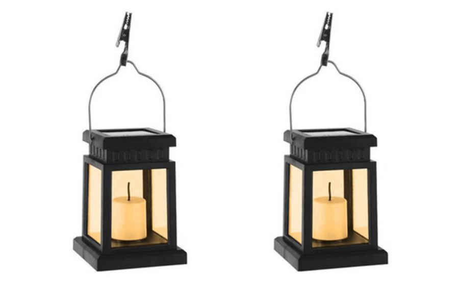 Solar Lights Outdoor Retro Palace Lantern