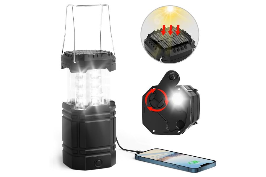 Roxicosly solar camping lantern