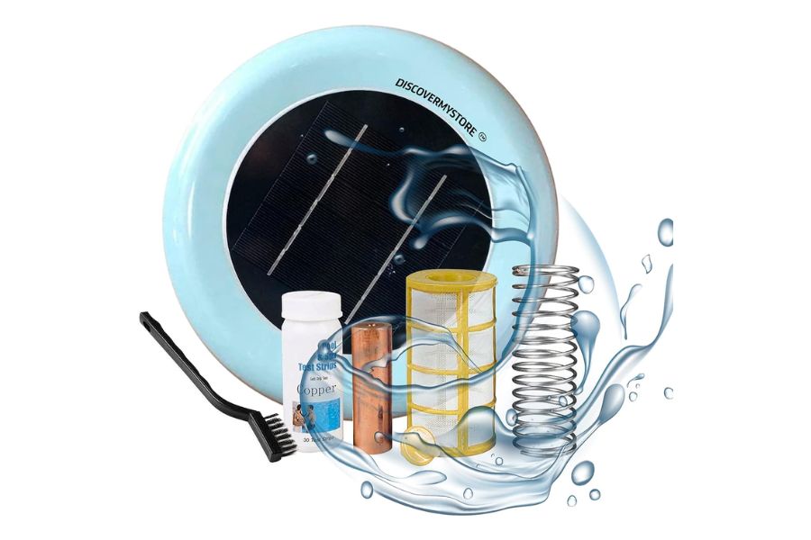 Solar Pool Ionizer for High Capacity Swimming Pool