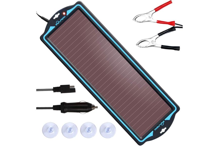SOLPERK Solar Powered Battery Charger