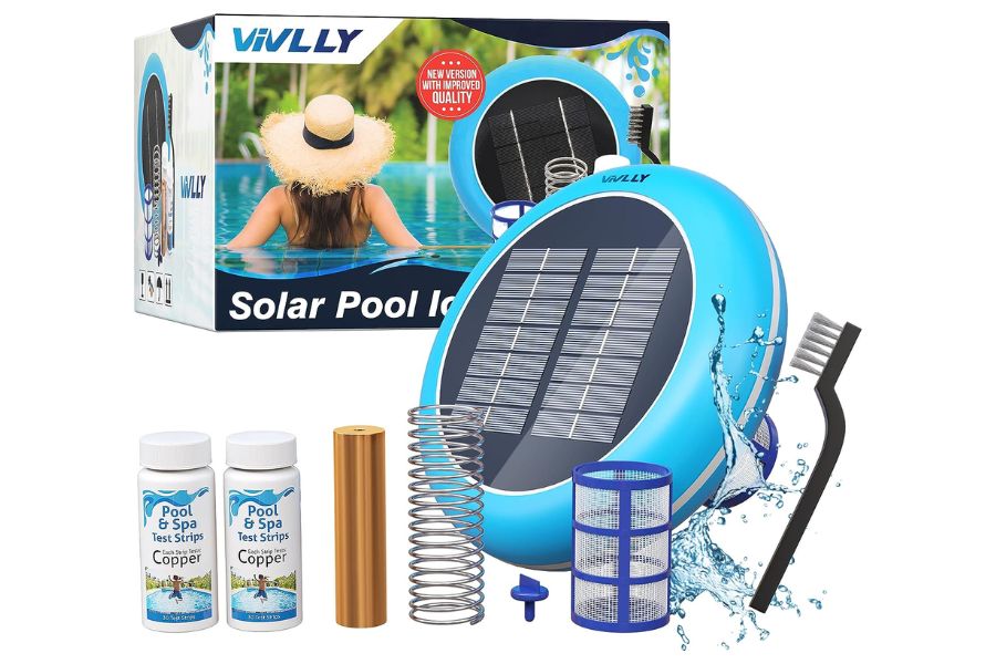 Vivlly Solar Pool Ionizer, Cleaner, and Purifier