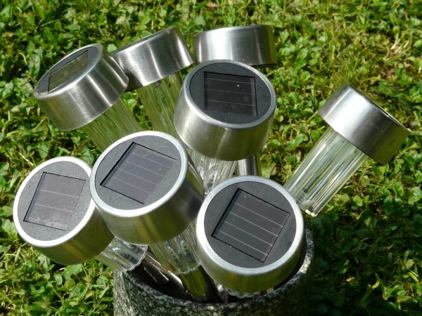 charging solar lights for the first time