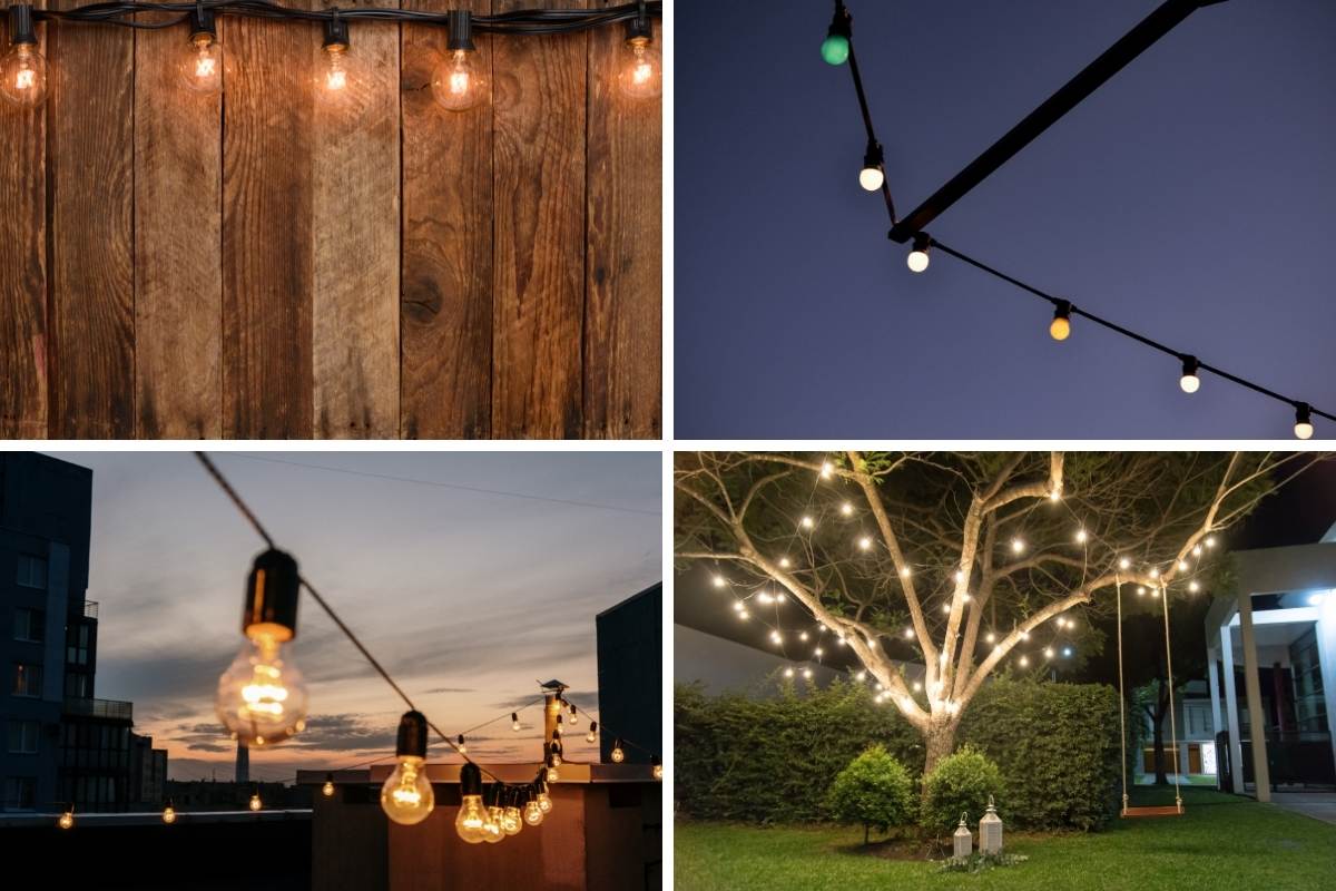 Decorative Ways to Hang Outdoor Solar String Lights Spheral Solar