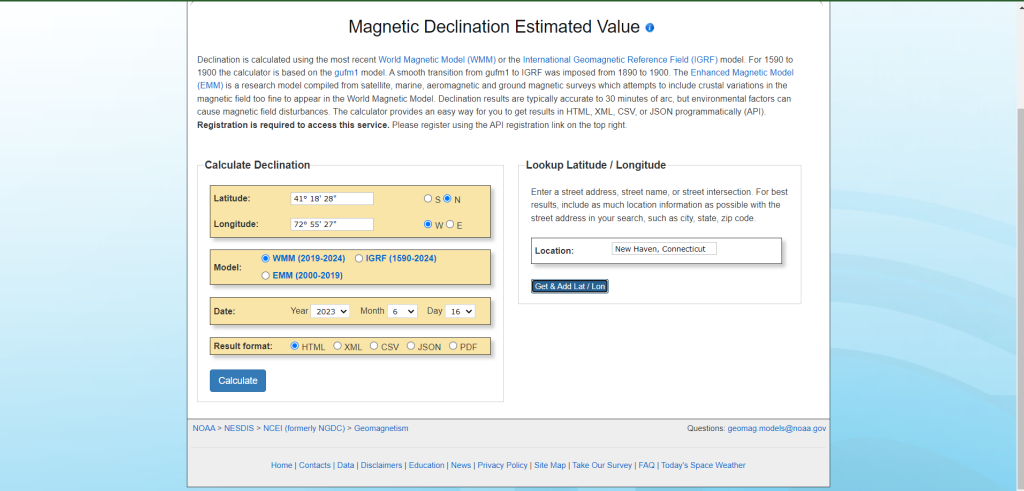 location field in lookup